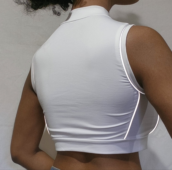 Glow in the dark “sure” crop top - Picture 3 of 3